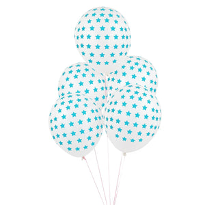 Blue Star Patterned Balloon Bundle - Revelry Goods