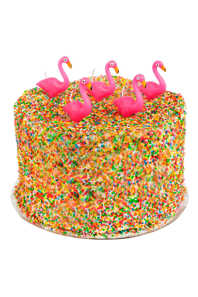 Flamingo Cake Candles - Revelry Goods