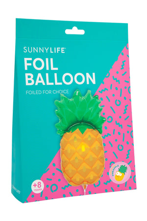 Pineapple Foil Balloon on a Stick - Revelry Goods