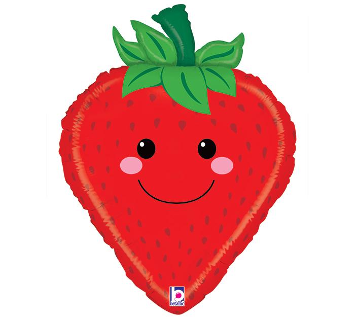 Produce Pals Strawberry Foil Balloon