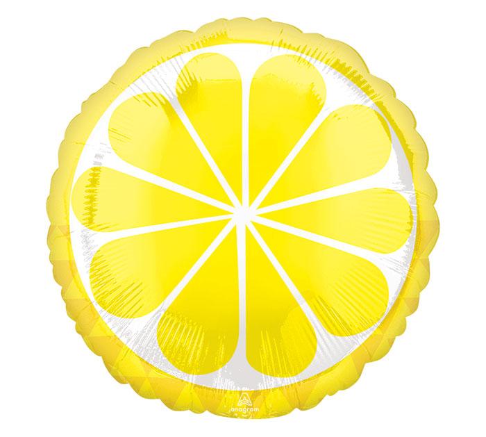 Tropical Lemon Foil Balloon - Revelry Goods