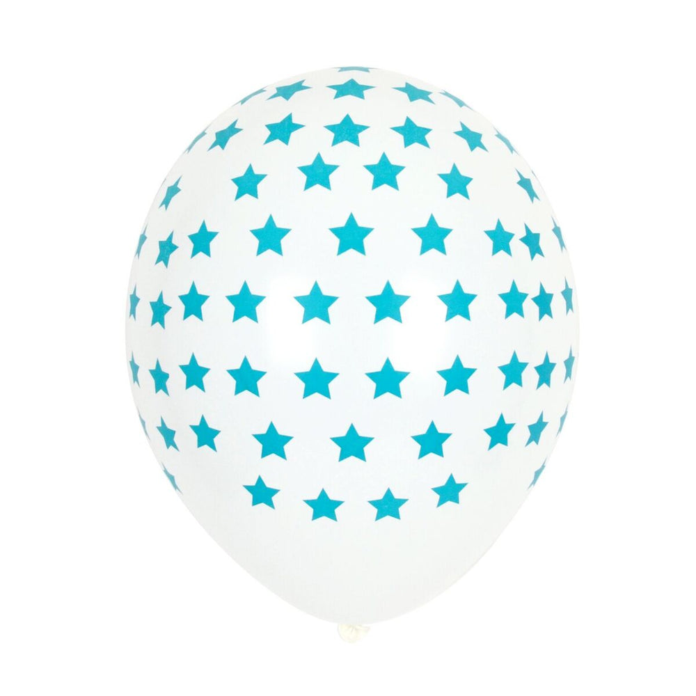 Blue Star Patterned Balloon Bundle - Revelry Goods
