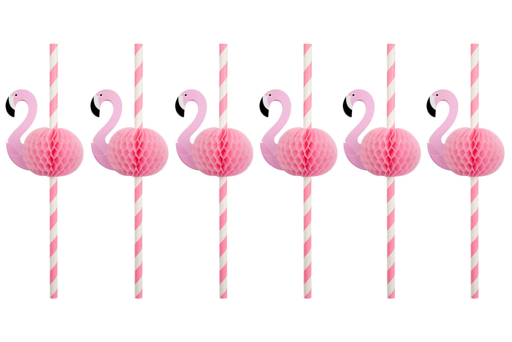 Flamingo Straws