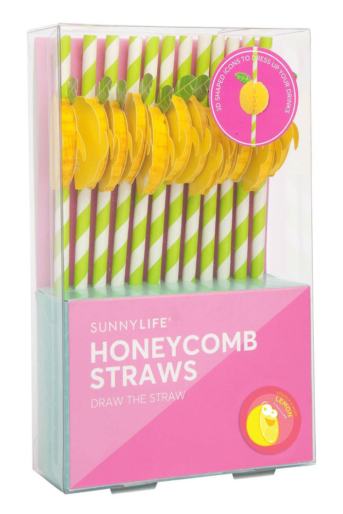 Lemon Honeycomb Straws - Revelry Goods