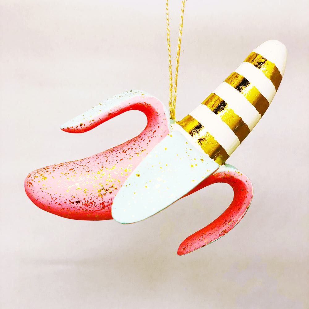 
            
                Load image into Gallery viewer, Pink Banana Ornament - Revelry Goods
            
        