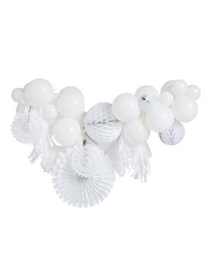 
            
                Load image into Gallery viewer, White Fancy Balloon Garland
            
        