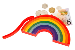 Rainbow Silicone Coin Pouch - Revelry Goods
