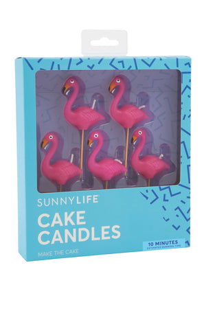 
            
                Load image into Gallery viewer, Flamingo Cake Candles - Revelry Goods
            
        