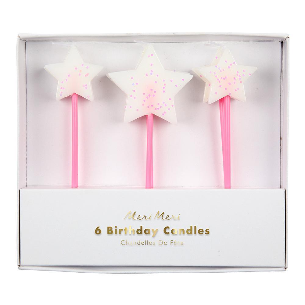 
            
                Load image into Gallery viewer, White Star Candles - Revelry Goods
            
        