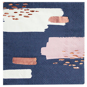 
            
                Load image into Gallery viewer, Erika Navy Abstract Paper Napkin - Revelry Goods
            
        