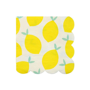 
            
                Load image into Gallery viewer, Lemon Small Napkins - Revelry Goods
            
        