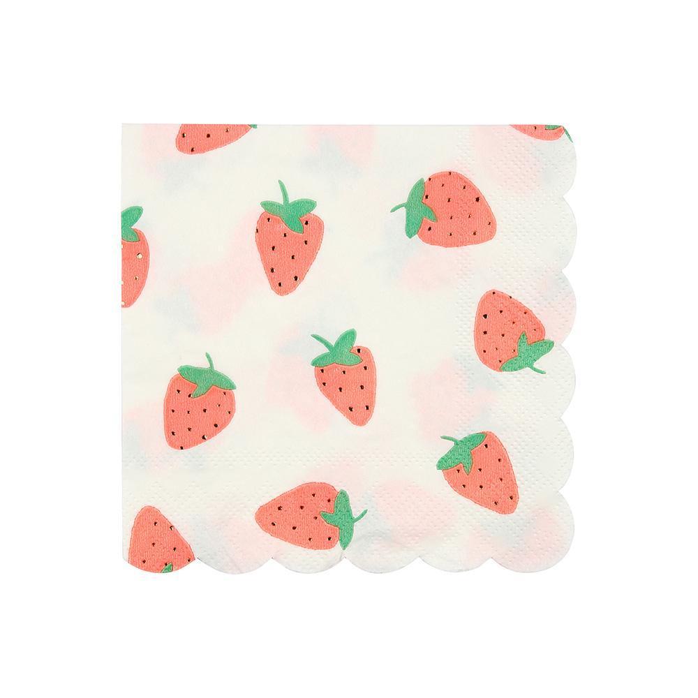 Strawberry Small Napkins - Revelry Goods