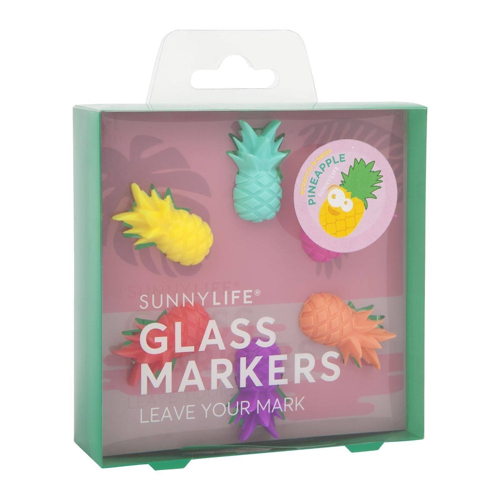 
            
                Load image into Gallery viewer, Pineapple Glass Markers - Revelry Goods
            
        