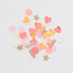 Pink Party Confetti Shapes