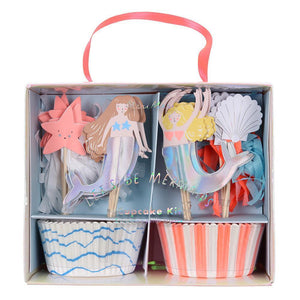 Let's Be Mermaids Cupcake Kit - Revelry Goods