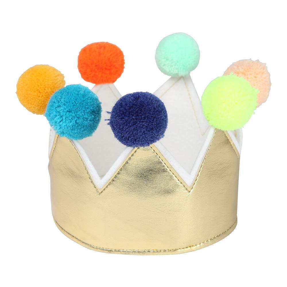 Pom Pom Dress Up Crown - Revelry Goods