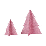 Pink Glitter Christmas Tree- 8 inch