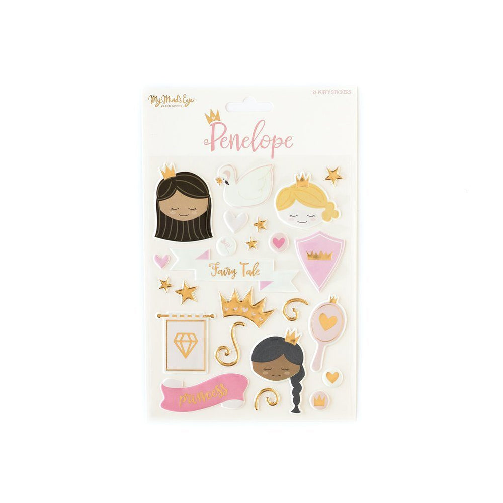
            
                Load image into Gallery viewer, Penelope Puffy Stickers - Revelry Goods
            
        
