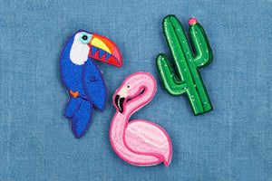 Tropical Badge Pins- Set of 3 - Revelry Goods