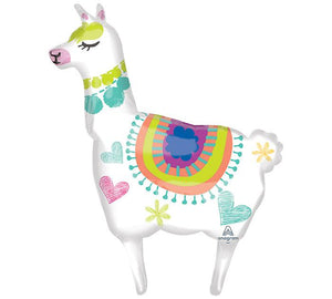 
            
                Load image into Gallery viewer, Llama Shaped Foil Balloon - Revelry Goods
            
        