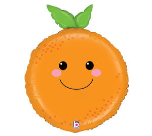 Produce Pals Orange Foil Balloon - Revelry Goods