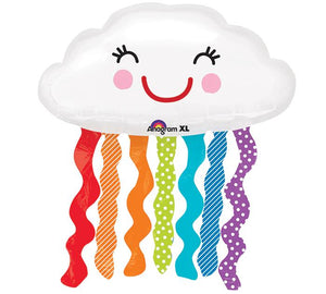 Rainbow Cloud Foil Balloon - Revelry Goods