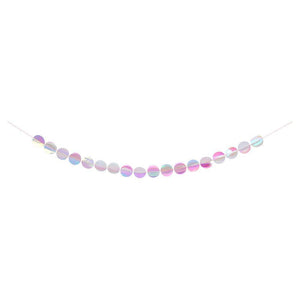 
            
                Load image into Gallery viewer, Iridescent Circles Garland - Revelry Goods
            
        