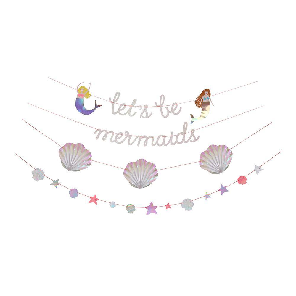 Let's Be Mermaids Garland - Revelry Goods