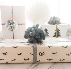 Gray Wooly Gift Topper - Revelry Goods