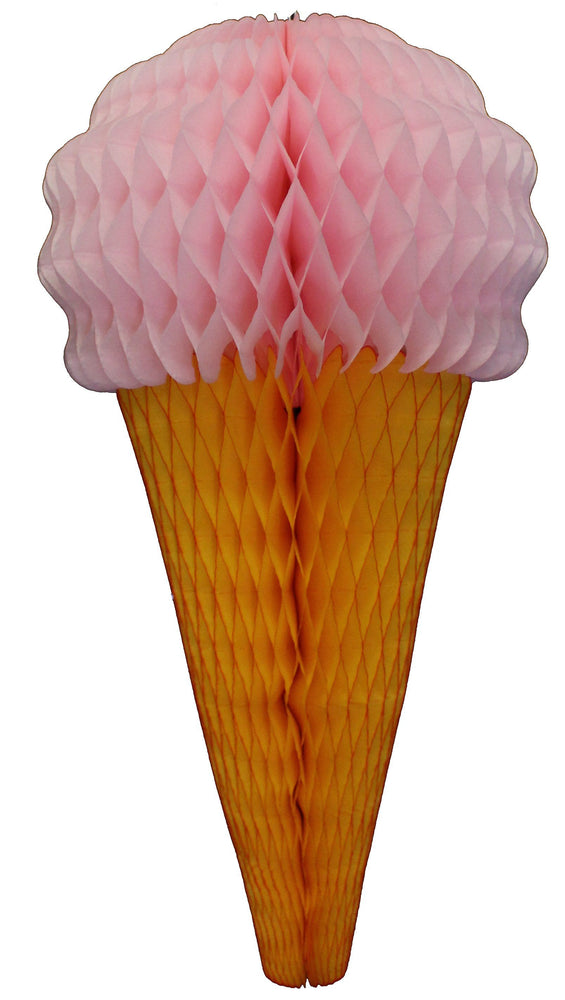 Pink Honeycomb Ice Cream