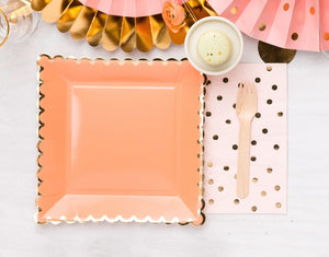 
            
                Load image into Gallery viewer, Gold Spotted Blush Napkins - Revelry Goods
            
        