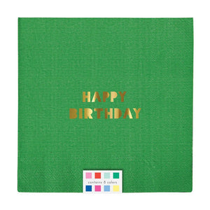 Happy Birthday Large Napkins - Revelry Goods