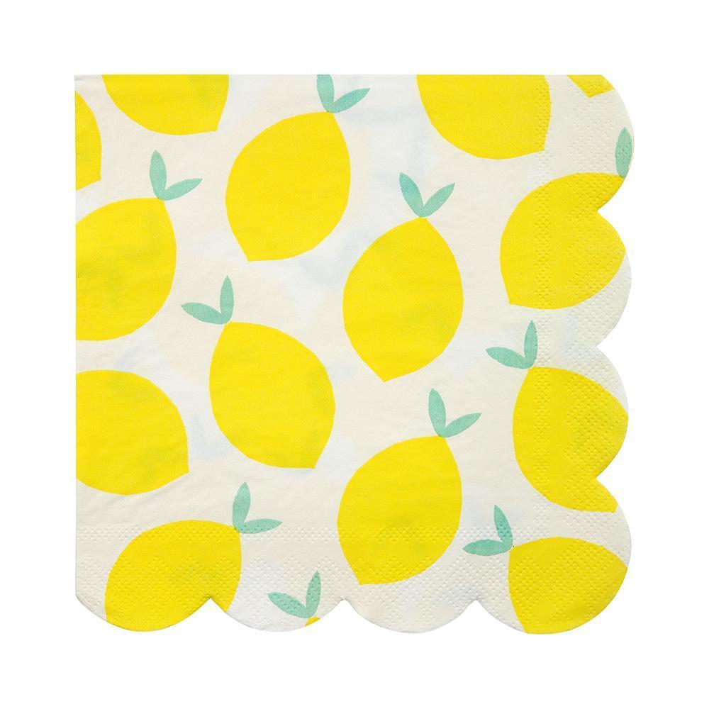Meri Meri Lemon Large Napkins – Revelry Goods