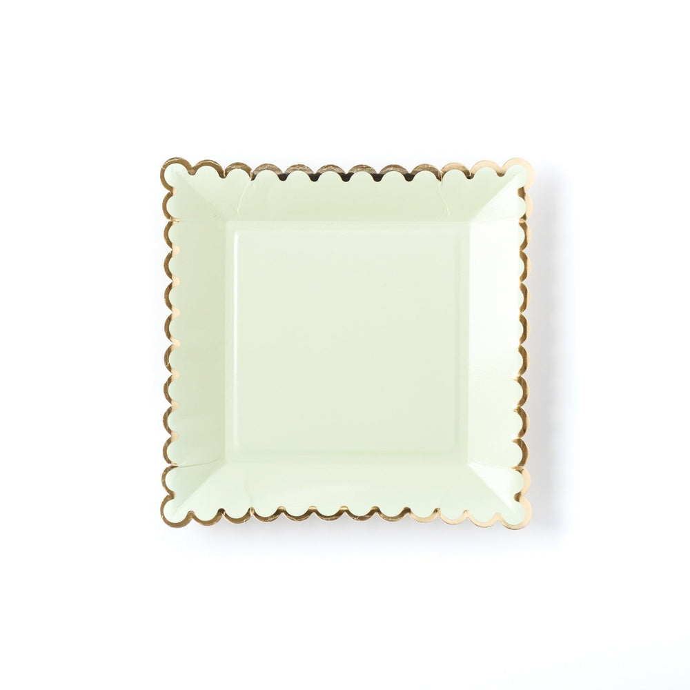 Mint Square Plates - Revelry Goods