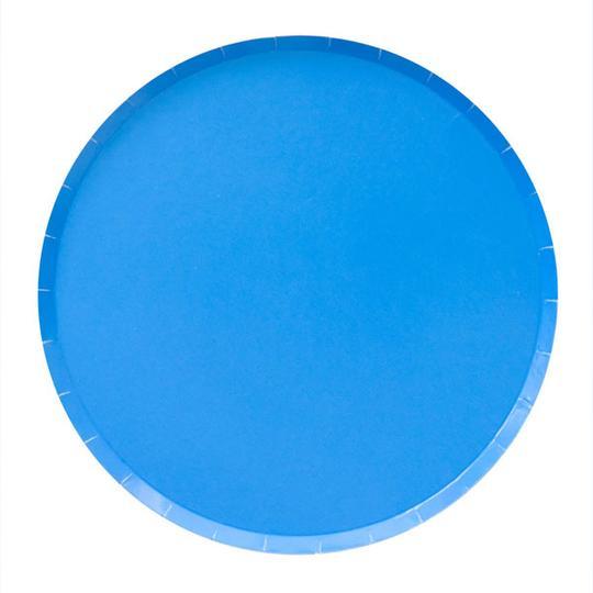 Pool Blue Large Plates - Revelry Goods