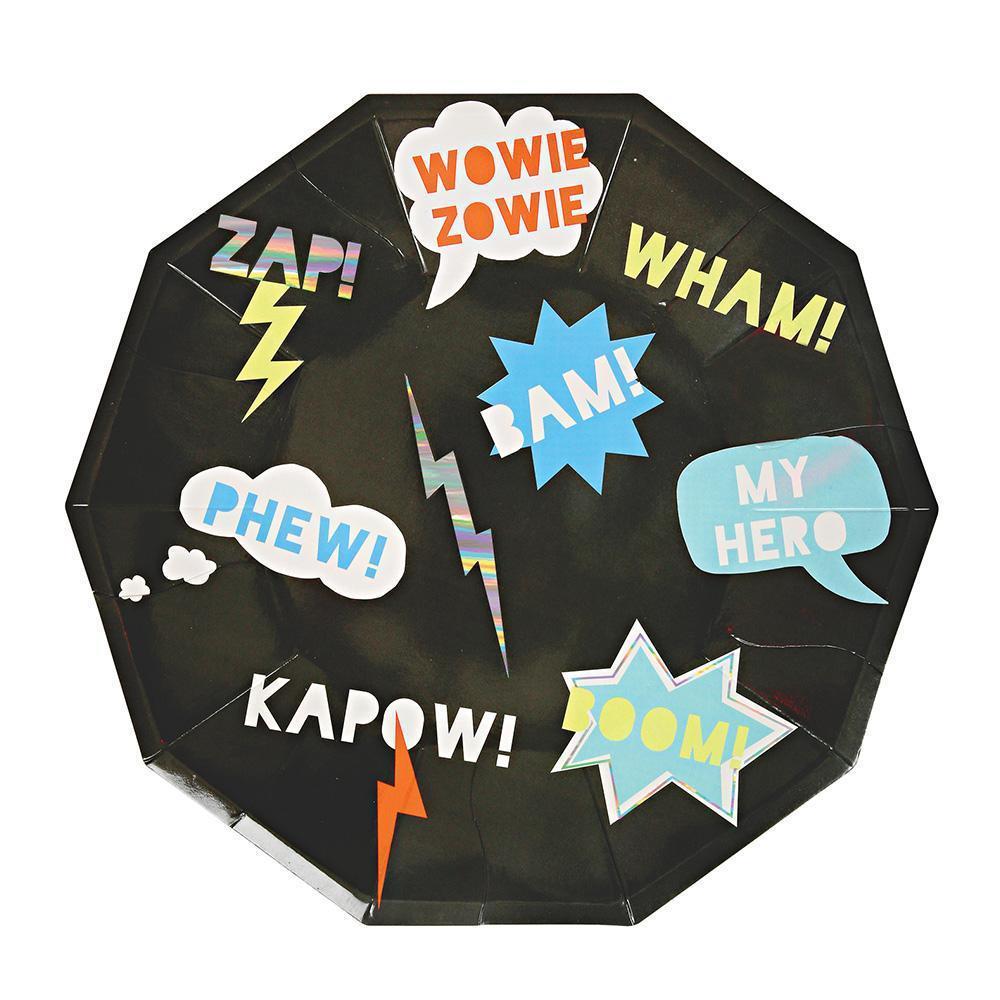 
            
                Load image into Gallery viewer, Zap! Superhero Large Plates - Revelry Goods
            
        