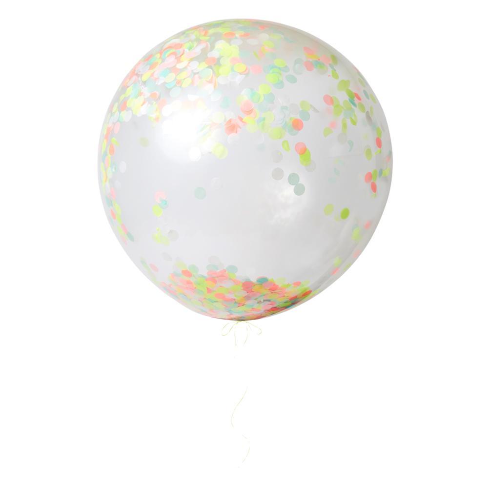 Neon Giant Confetti Balloon Kit - Revelry Goods