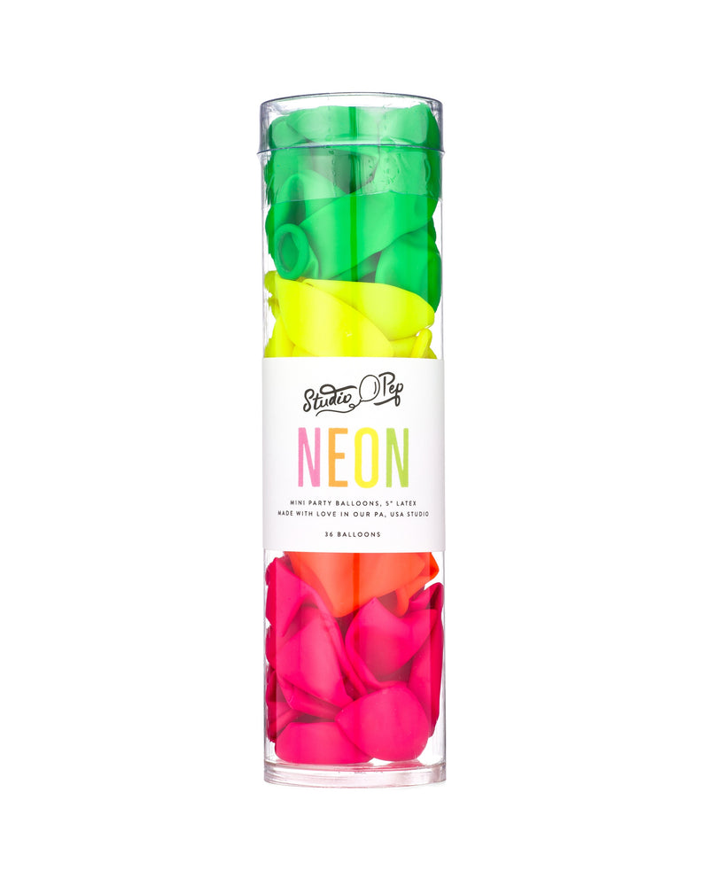Neon Mini Balloons - Revelry Goods