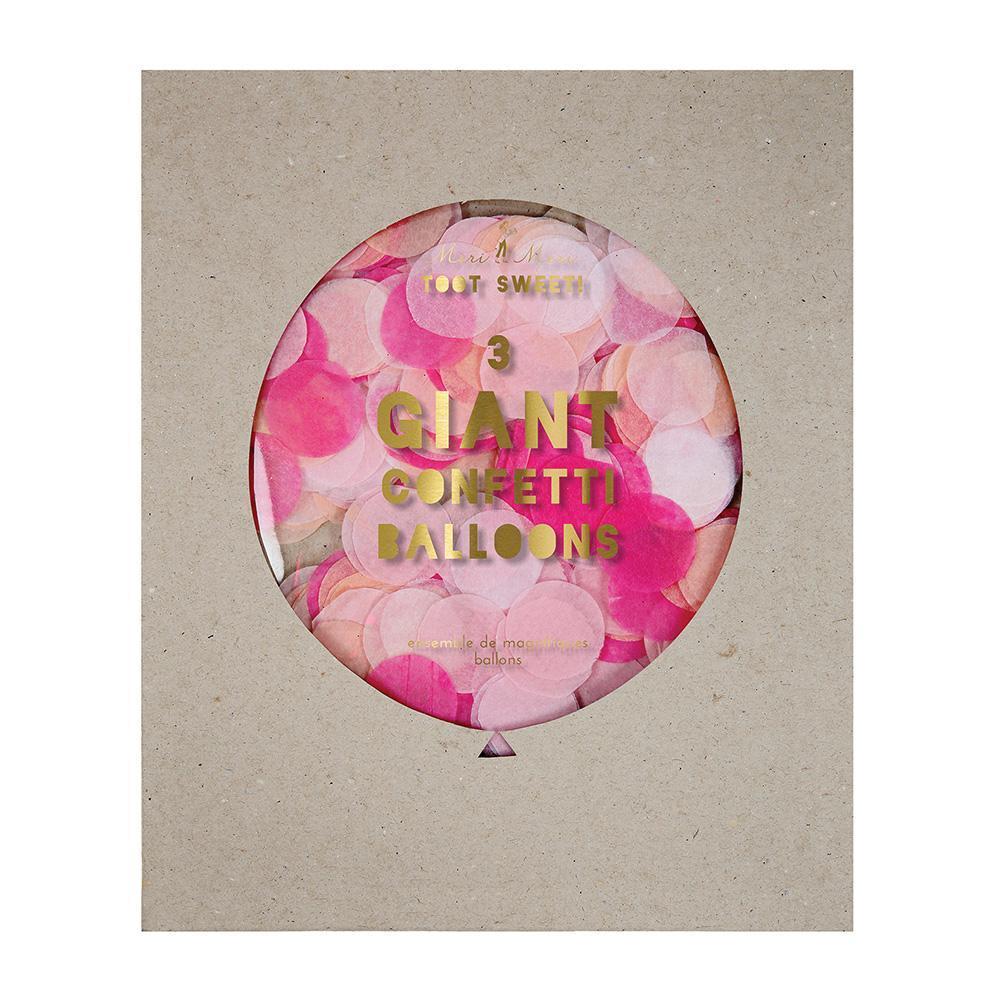 Pink Giant Confetti Balloon Kit - Revelry Goods