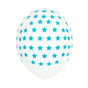 
            
                Load image into Gallery viewer, Blue Star Patterned Balloon Bundle - Revelry Goods
            
        