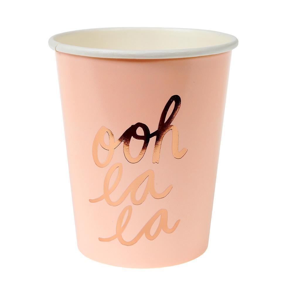Pastel Typographic Party Cups - Revelry Goods