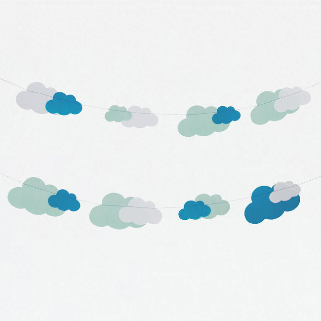 
            
                Load image into Gallery viewer, Paper Cloud Garlands - Revelry Goods
            
        