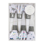 Silver Party Blowers