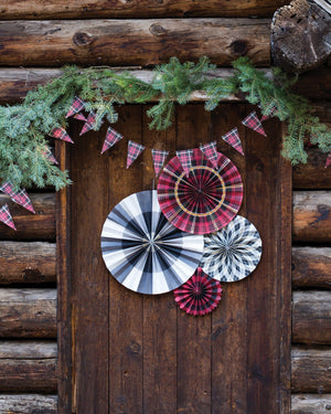 
            
                Load image into Gallery viewer, Plaid Party Fans - Revelry Goods
            
        