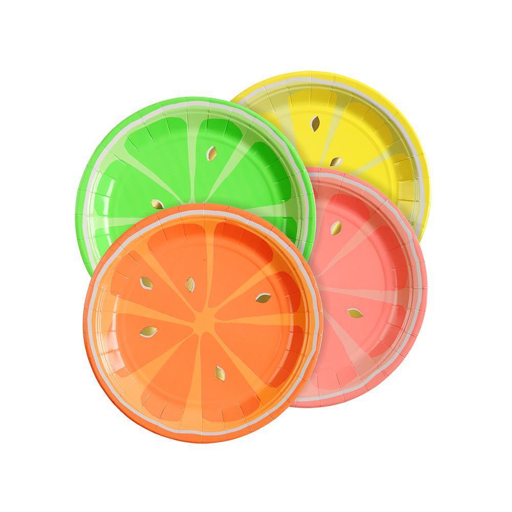 Neon Citrus Small Plates - Revelry Goods
