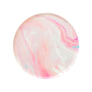 Pink Marble Small Plates - Revelry Goods