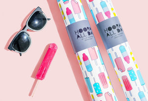 
            
                Load image into Gallery viewer, Popsicles Wrapping Paper Sheet - Revelry Goods
            
        